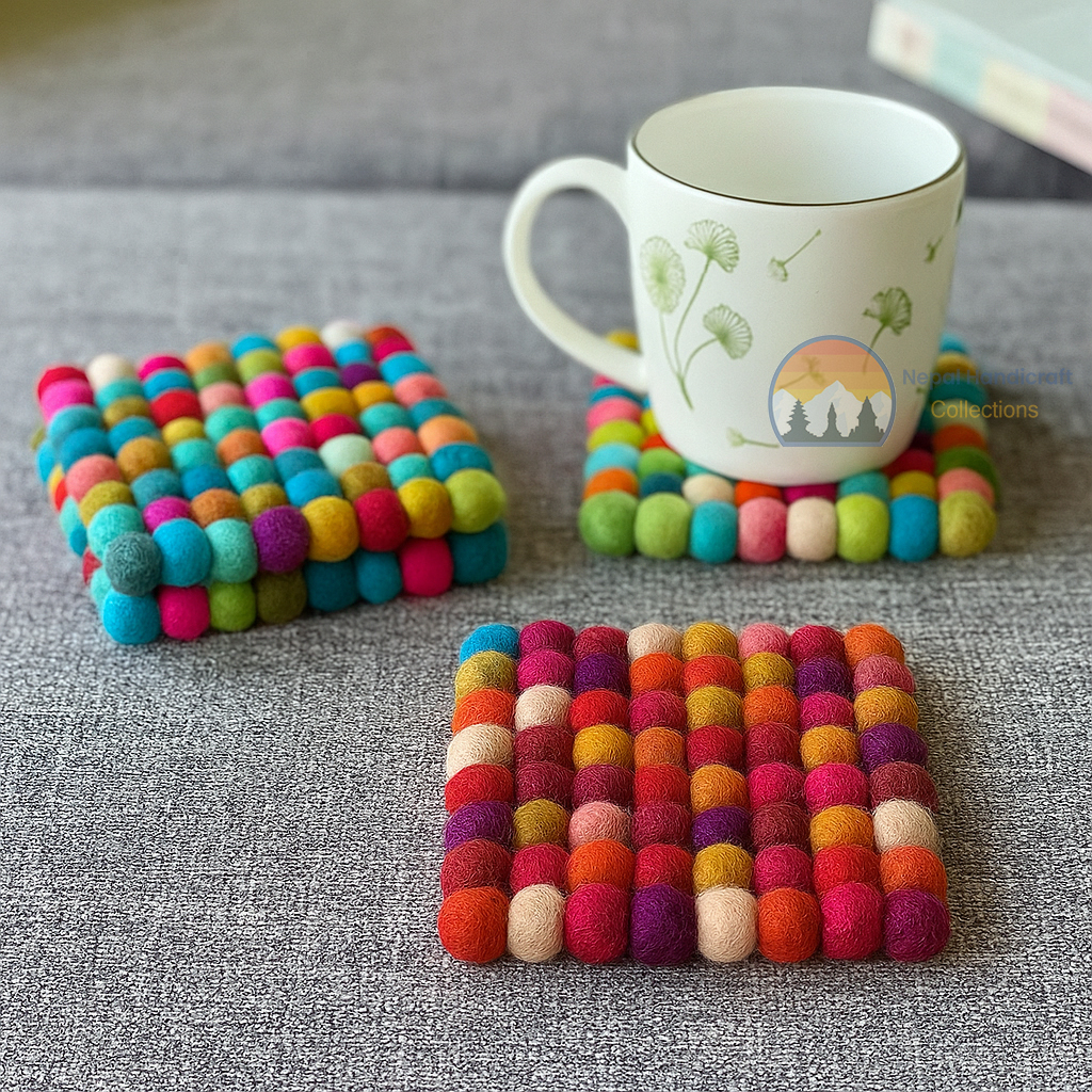 Cup Coaster Felt Products in Nepal