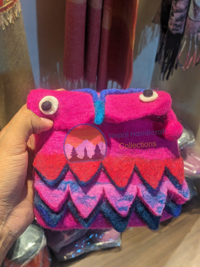 Felt Products in Nepal- Felt Purse