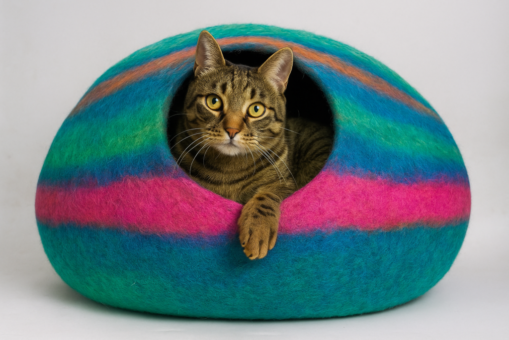 Souvenirs from Nepal- Felt Pet House