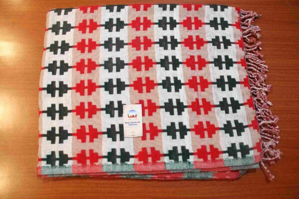 Dhaka Pattern Woolen Shawl